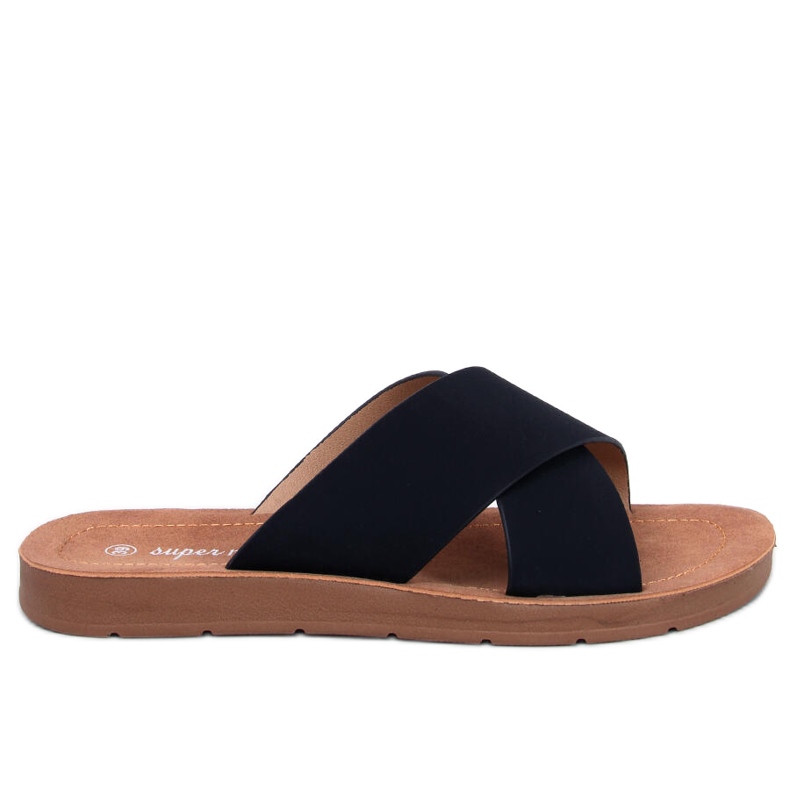 Ryan Black Damenhausschuhe schwarz