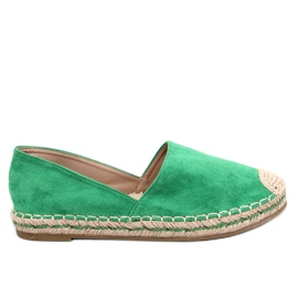 Grüne Espadrilles mit Cut-Outs von Phair