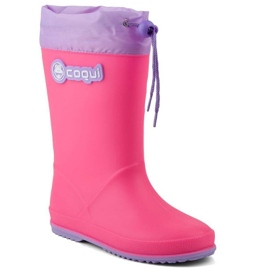 Coqui Rainy Collar Gummistiefel 8509-100-3602 rosa