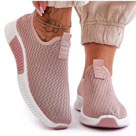 PM1 Klassische Slip-On-Sneaker in Hellrosa von Frankie