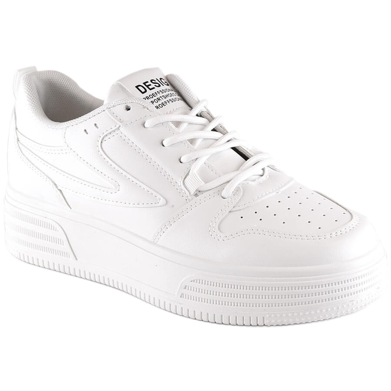 Damen-Sportschuhe auf der Plattform weiß Vinceza 19465