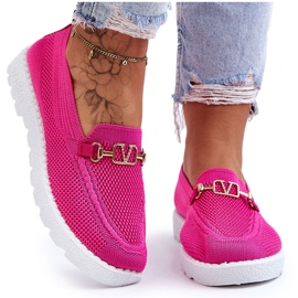 PM1 Alena Fuchsia Slip-On-Sneaker für Damen rosa