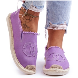 Klassische Damen-Espadrilles Violet Flaure lila