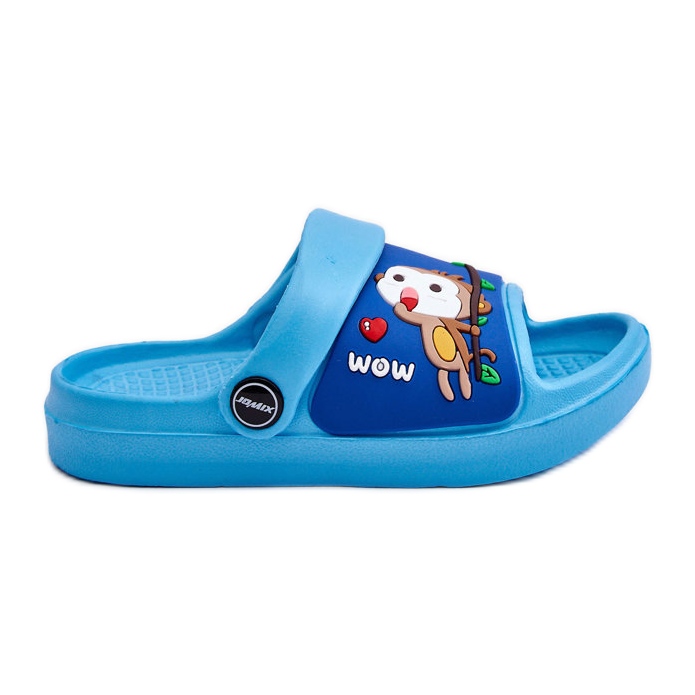 WJ1 Leichte Kinder-Sandalen mit Tiermotiv in Blau von Rico