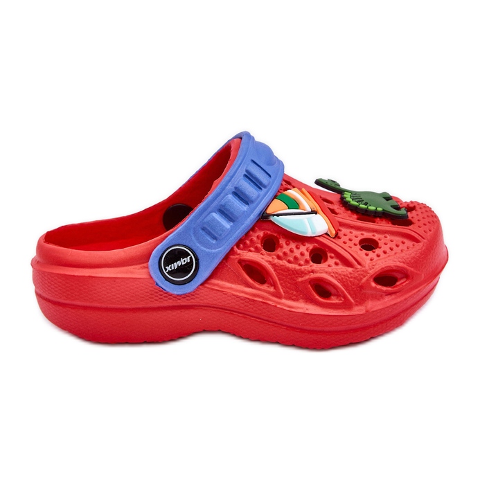 Leichte Crocs-Hausschuhe aus Schaumstoff für Kinder, Red Sweets rot