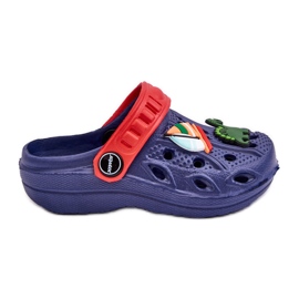 Leichte Crocs-Sandalen aus Schaumstoff für Kinder in Marineblau
