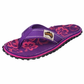 Gumbies Islander Canvas Flip Flops W G-IS-WN-PUHIB lila