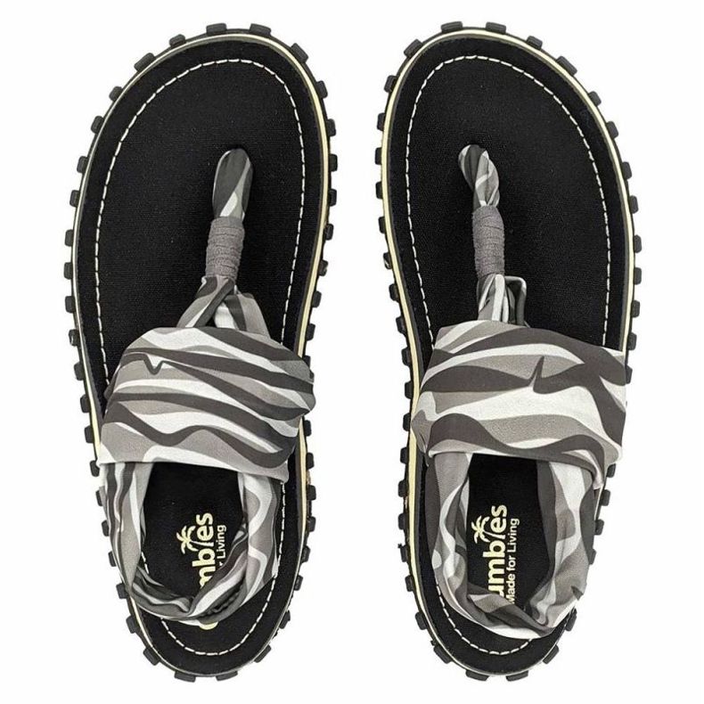 Gumbies Slingback Flip Flops W G-SB-WN-BL schwarz