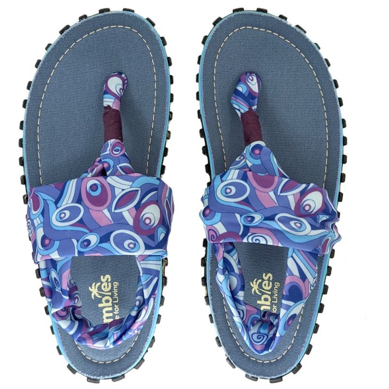 Gumbies Slingback Flip Flops W G-SB-WN-PEAC blau