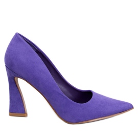 Valli Lila Pumps mit Absatz violett