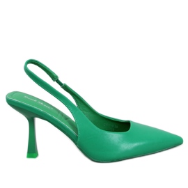 Pumps mit offenem Absatz Donell Green grün