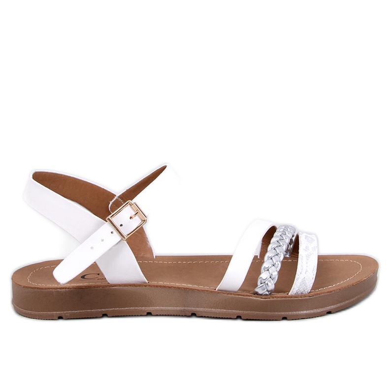 Clyde White Damensandalen weiß