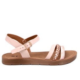 Clyde Beige Damensandalen