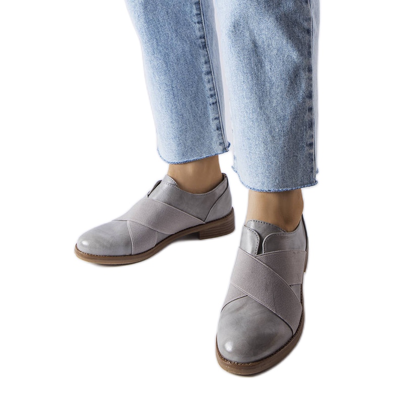 Graue Schuhe LS5379 Grau