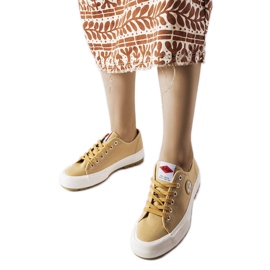 Lee Cooper LCW-23-44-1655L beige Turnschuhe