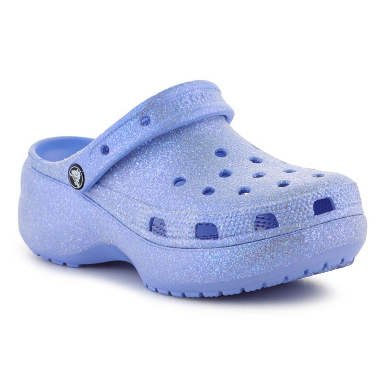 Crocs Classic Platform Glitter Clog W 207241-5Q6 blau