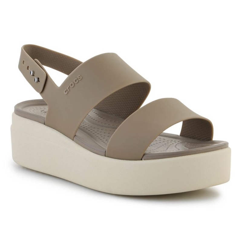 Crocs Brooklyn Low Wedge Sandalen W 2064-53-2YI beige