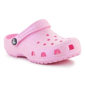 Crocs Classic Glitter Clog K Jr 206993-6S0 rosa