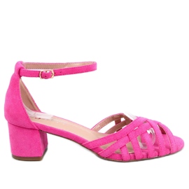 Seastar Kermel Sandaletten mit niedrigem Absatz in Fuchsia rosa