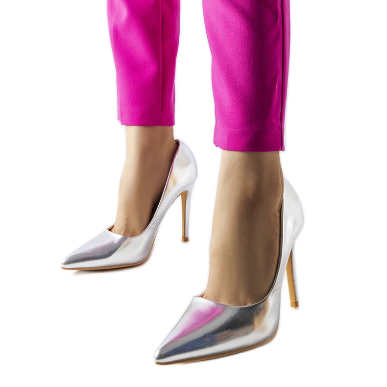 Absätze von Cabell in Silbermetallic silber-