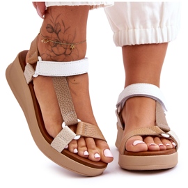 Maciejka Ledersandalen L5186-04 Beige