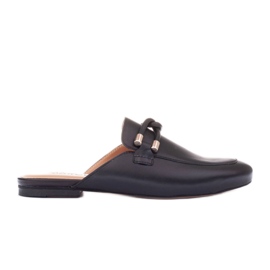 Marco Shoes Hausschuhe mit Dekoration schwarz