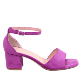 Medley Rose-Sandalen mit niedrigem Absatz rosa