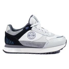 Damen-Sneaker weiß und grau LL274370 Big Star