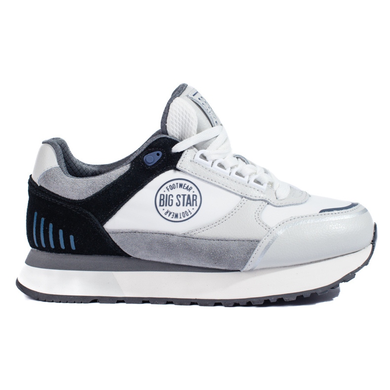 Damen-Sneaker weiß und grau LL274370 Big Star