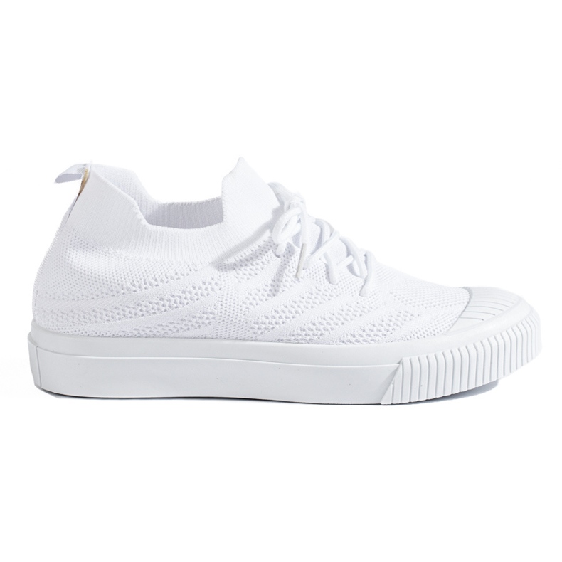 Weiße Textil-Sneaker für Damen von Shelovet