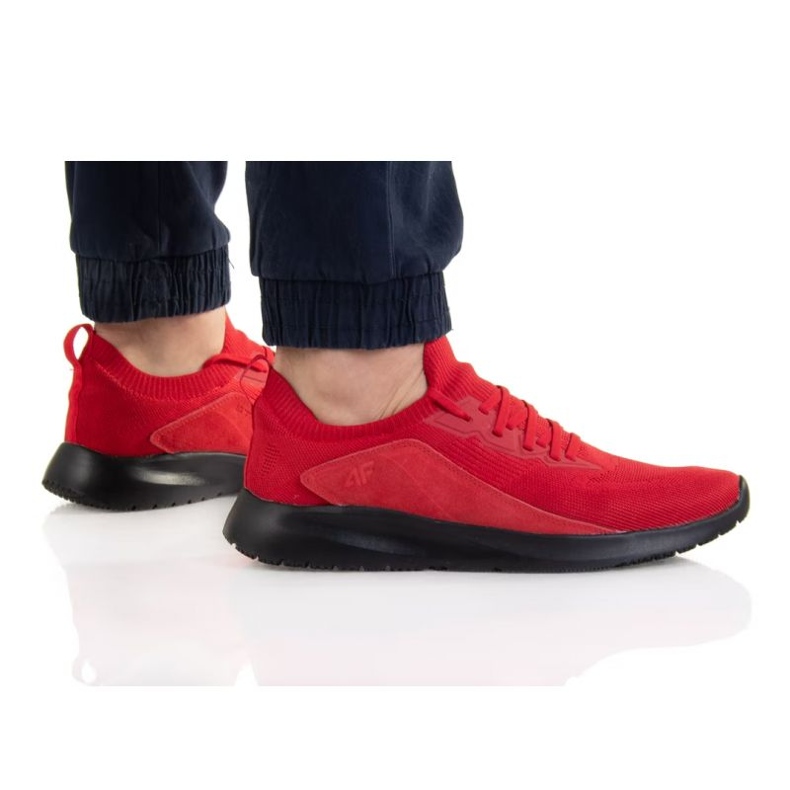 Herren Sportschuhe 4F D4L22-OBML202 rot