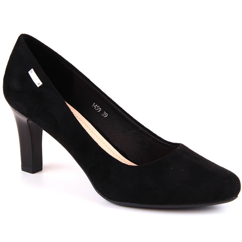 Schwarze Wildlederpumps von Sergio Leone