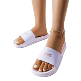 Weiße Hausschuhe von Big Star JJ274A281