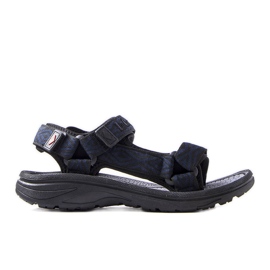 Lee Cooper Schwarze Sportsandalen LCW-23-34-1686M