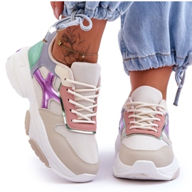 PS1 Damen-Schnürsneaker Beige-Grün Cortes mehrfarbig PS1 Damen-Schnürsneaker Beige-Grün Cortes mehrfarbig