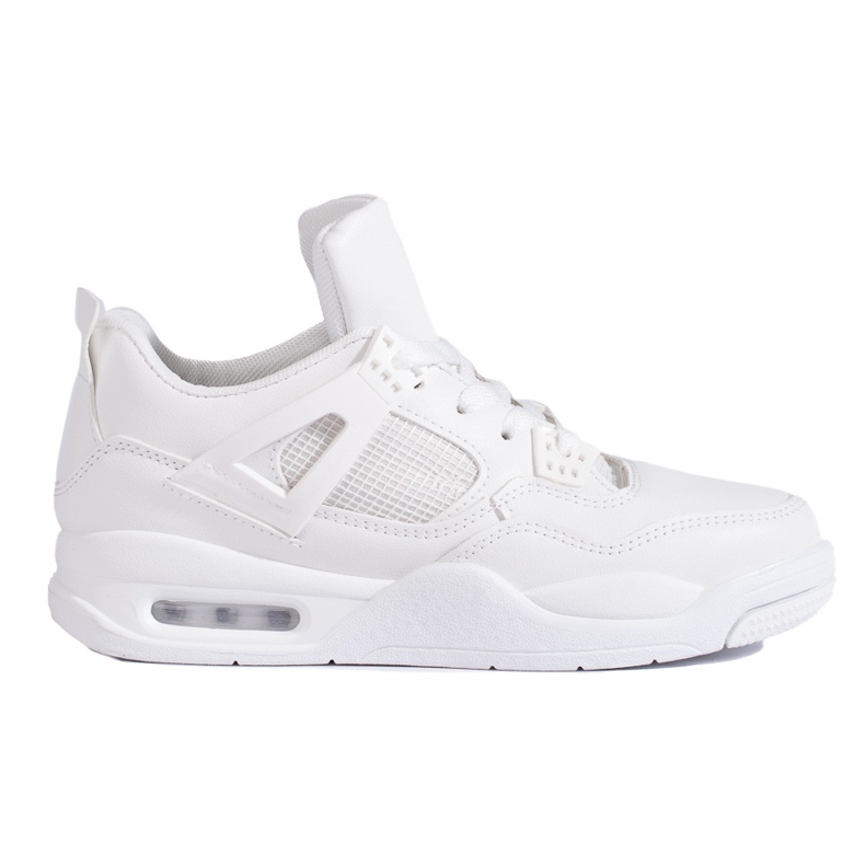 Weiße Sneakers mit dicker Sohle von Shelovet