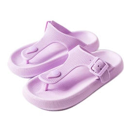 Lila Plateausandalen von Moretti violett