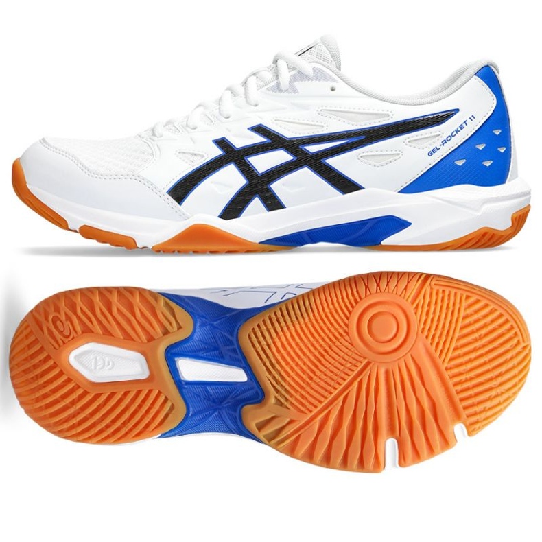 Asics GEL-ROCKET 11 M 1071A091-100 Schuhe weiß weiß