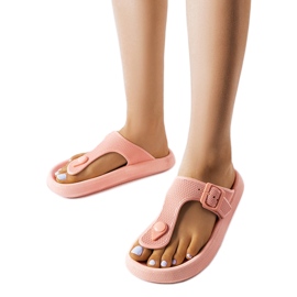 Rosa Plateausandalen von Moretti