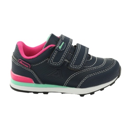 American Club ADI marineblaue Sportschuhe American D1 navy blau rosa mehrfarbig weiß