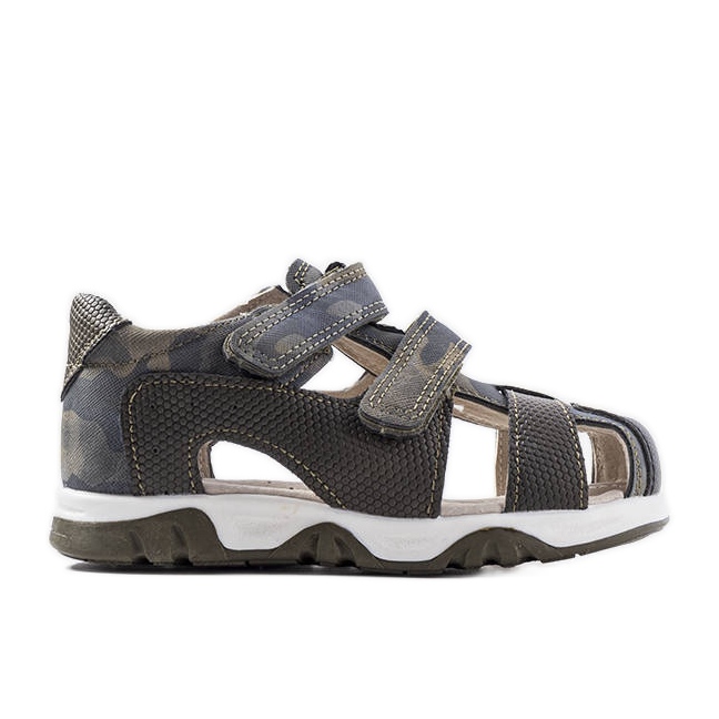 Grüne Sandalen mit Lederinnensohle von Millard