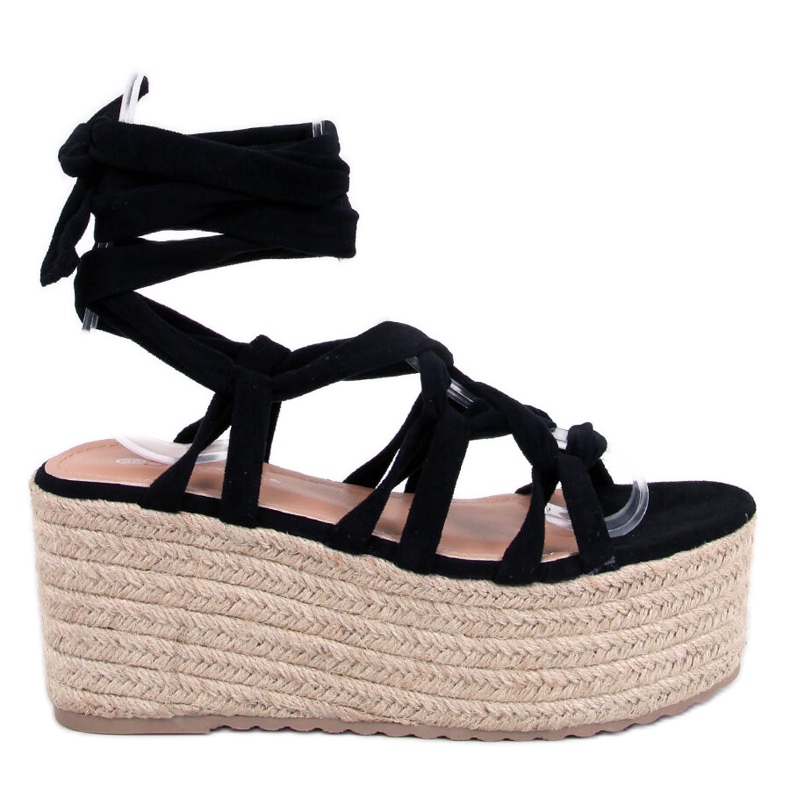 Plateau-Espadrilles von Manon Black schwarz