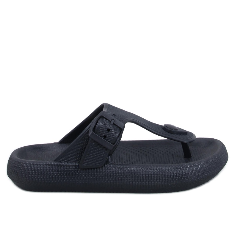 Schwarze Flip-Flops aus weichem Schaumstoff von Sadier