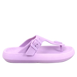 Sadier Lila Flip-Flops aus weichem Schaumstoff violett