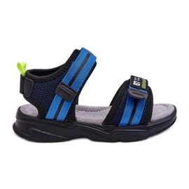 News Brando Hellblaue Kindersandalen mit Klettverschluss
