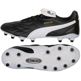 Puma King Top FG/AG M 107348-01 Fußballschuhe schwarz schwarz
