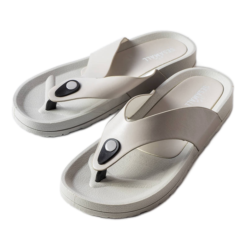 Graue Plateausandalen von Elide