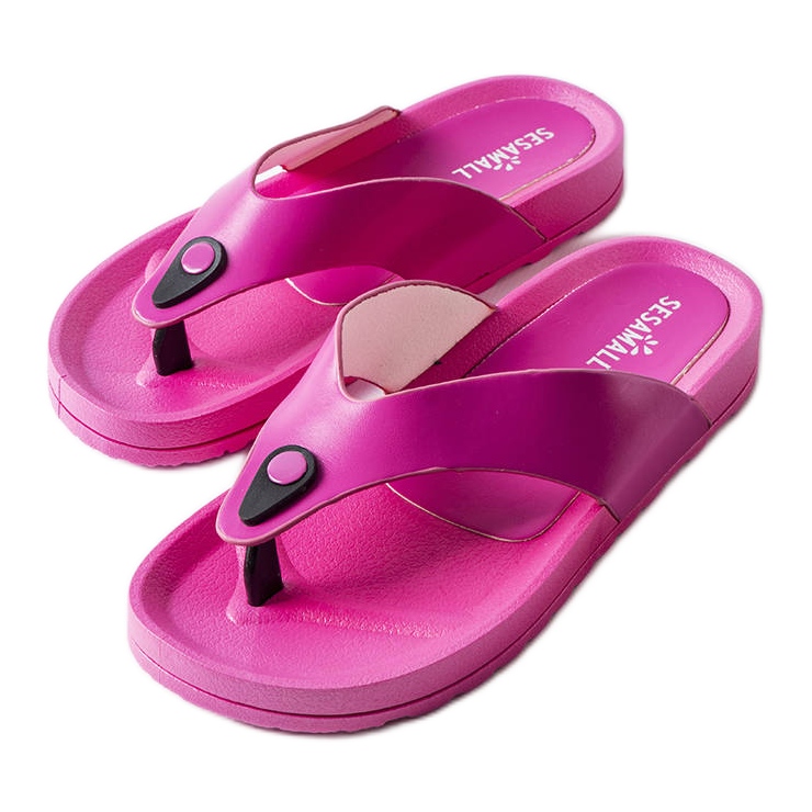 Rosa Plateau-Flip-Flops von Elide