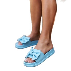 Blaue Slider mit Schleife von Servigliano