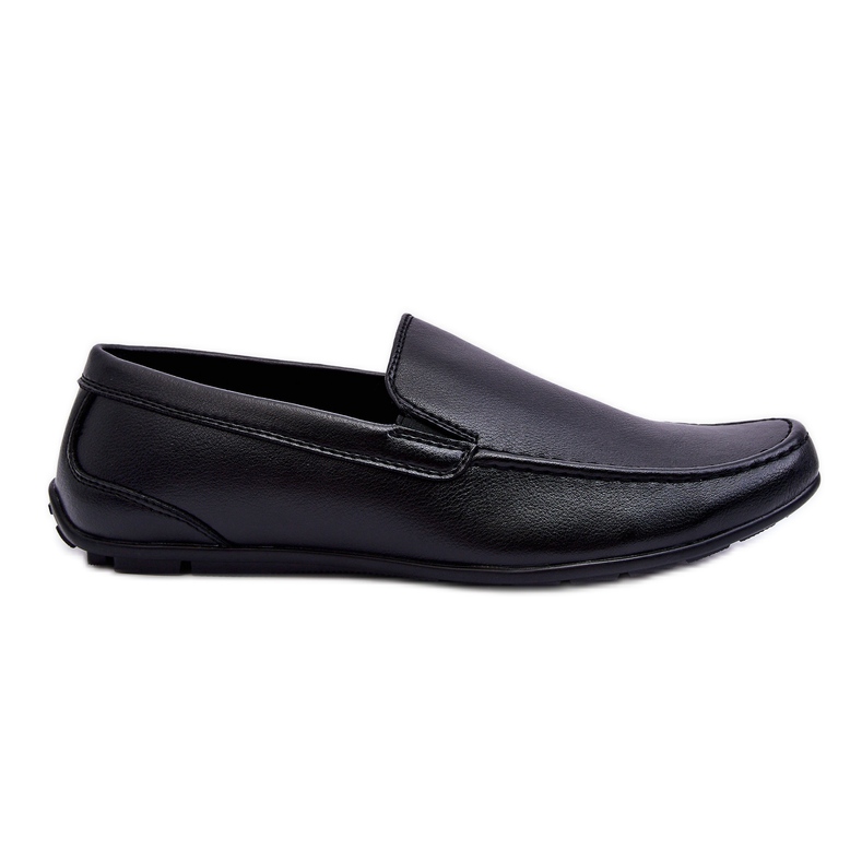 Herren-Leder-Loafer Schwarz Theo